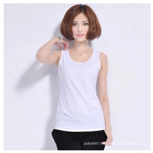 Women Wholesale Plain Cotton/Spandex Tank Tops/Vests/Singlet